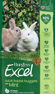 BURGESS RABBIT ADULT CON MENTA 3 Kg