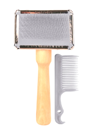 CARDATORE IN LEGNO CON PETTININO