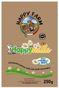 HAPPYMILLA (camomilla pianta e fiori) 250gr