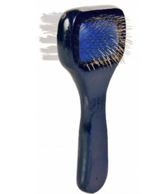 CARDATORE DOPPIO IN LEGNO 6x13cm