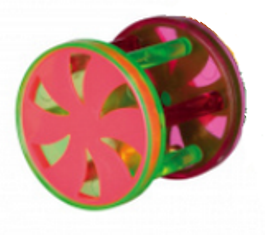 CILINDRINO IN PLASTICA CON SONAGLINO