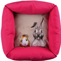 CUCCETTA FUCSIA 33X33cm