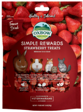 OXBOW TREATS STRAWBERRY (fragole)