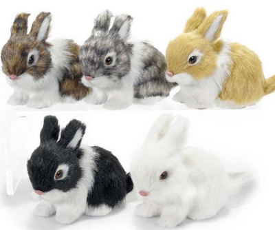 1 MAGNETE CONIGLIETTO IN ECOPELO