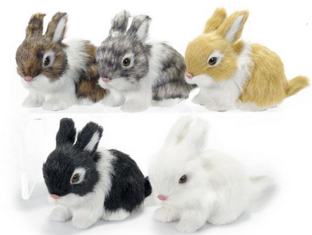 1 MAGNETE CONIGLIETTO IN ECOPELO