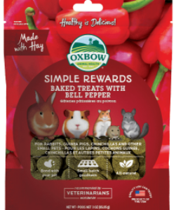 OXBOW BAKED TREATS CON FIENO E PEPERONE