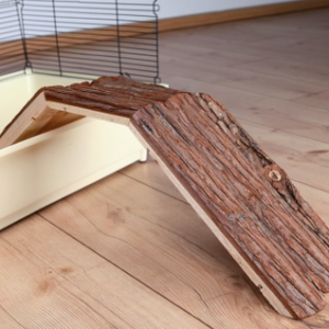 SCALETTA PER GABBIA IN LEGNO GREZZO TRIXIE