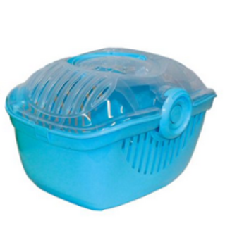 TRASPORTINO AZZURRO LARGE 39X29X25cm